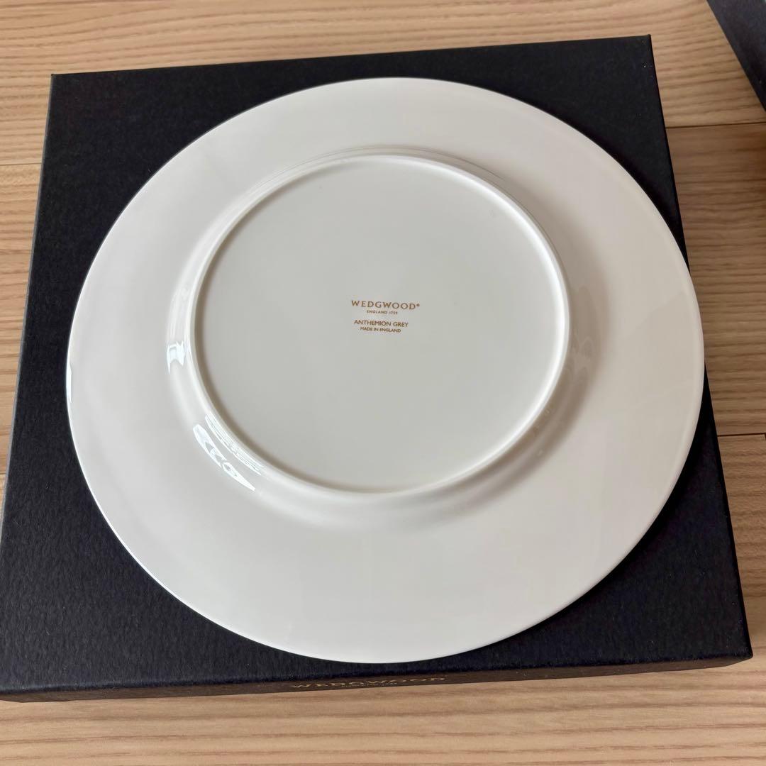 ウェッジウッド　ウェッジウッド アンセミオン グレイ 23cm プレート