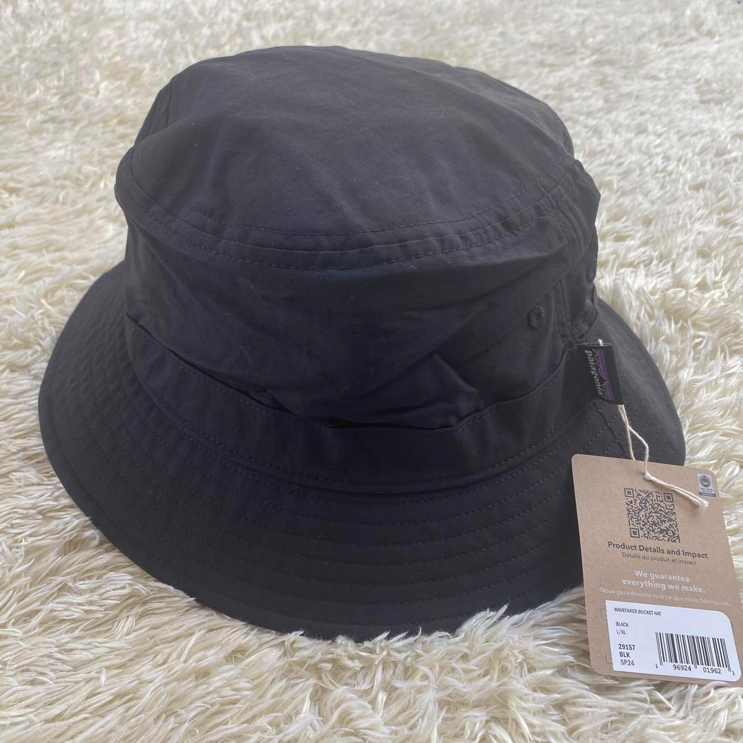 【新品未使用】パタゴニア ウェーブフェアラー バケツ ハット L/XL BLK