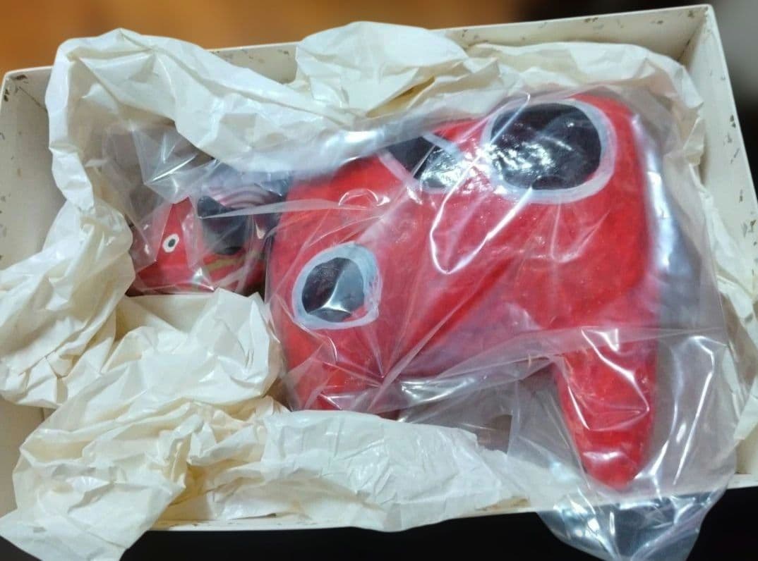 首振り 赤べこ 張子 人形 五十嵐民芸 郷土玩具 会津 牛