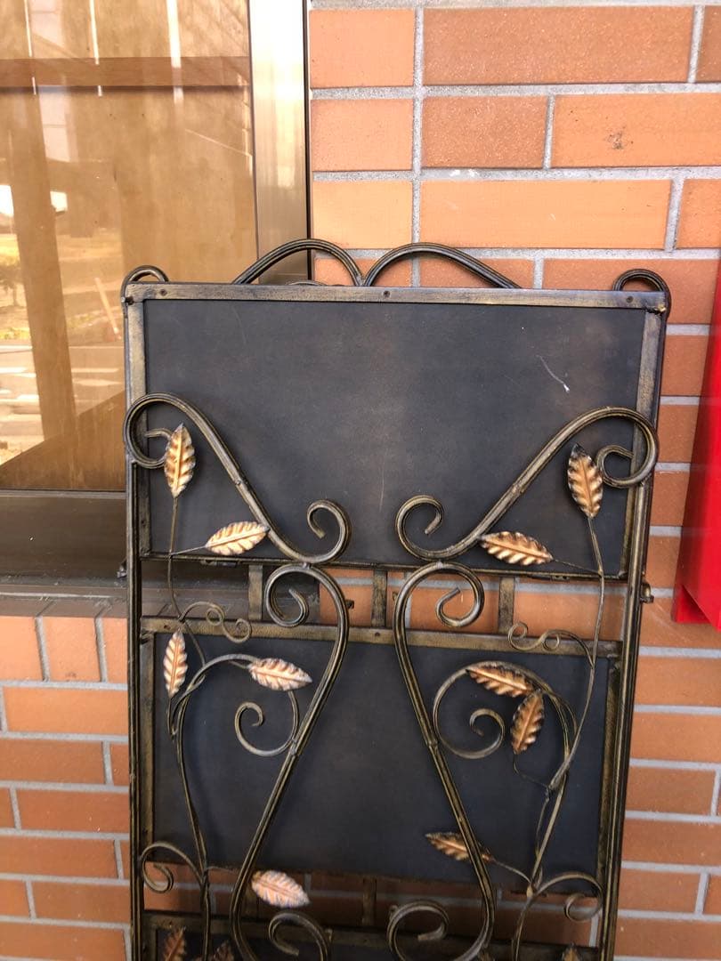 アイアンラック　アイアンスタンド　飾り棚　ディスプレイラック　アンティーク調