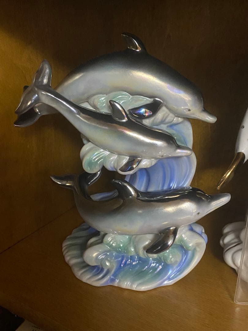 希少♦️ドルフィン ブランデー 3匹♦️オリジナル ブルー♦️未開封♦️美品♦️送料込