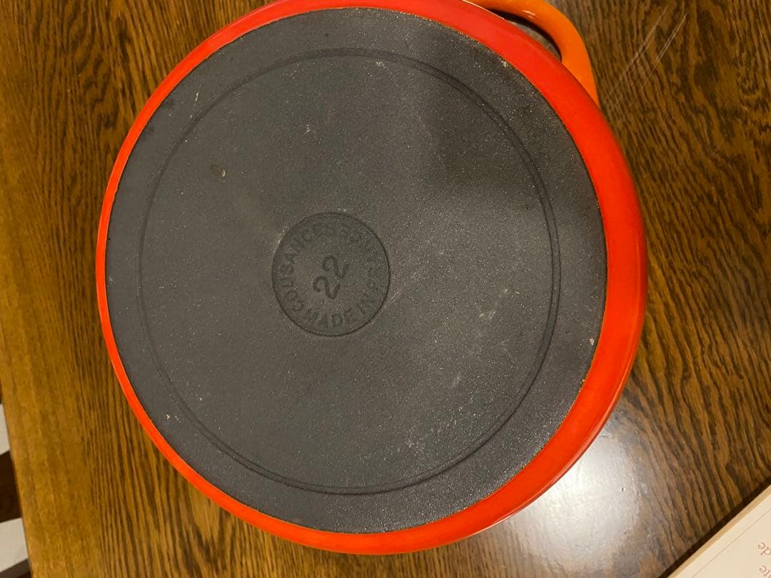 クーザンス　ル・クルーゼの前身の稀少品　フランス製　22cm鍋　希少！