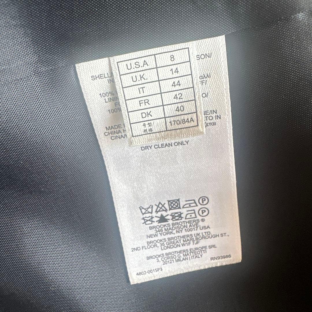 極美品★ブルックスブラザーズ シングル テーラードジャケット シンプル 紺ブレ