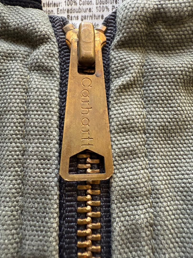 カーハート Carhartt ダックベスト！オリーブグリーン 2XL