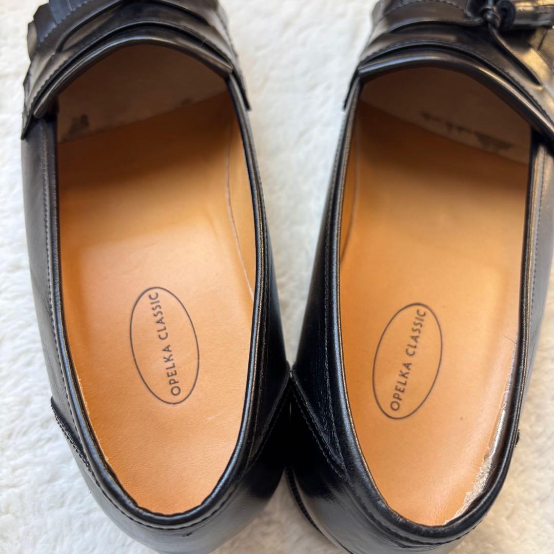 OPERA CLASSIC フリンジ タッセル ローファー 25 革靴 黒