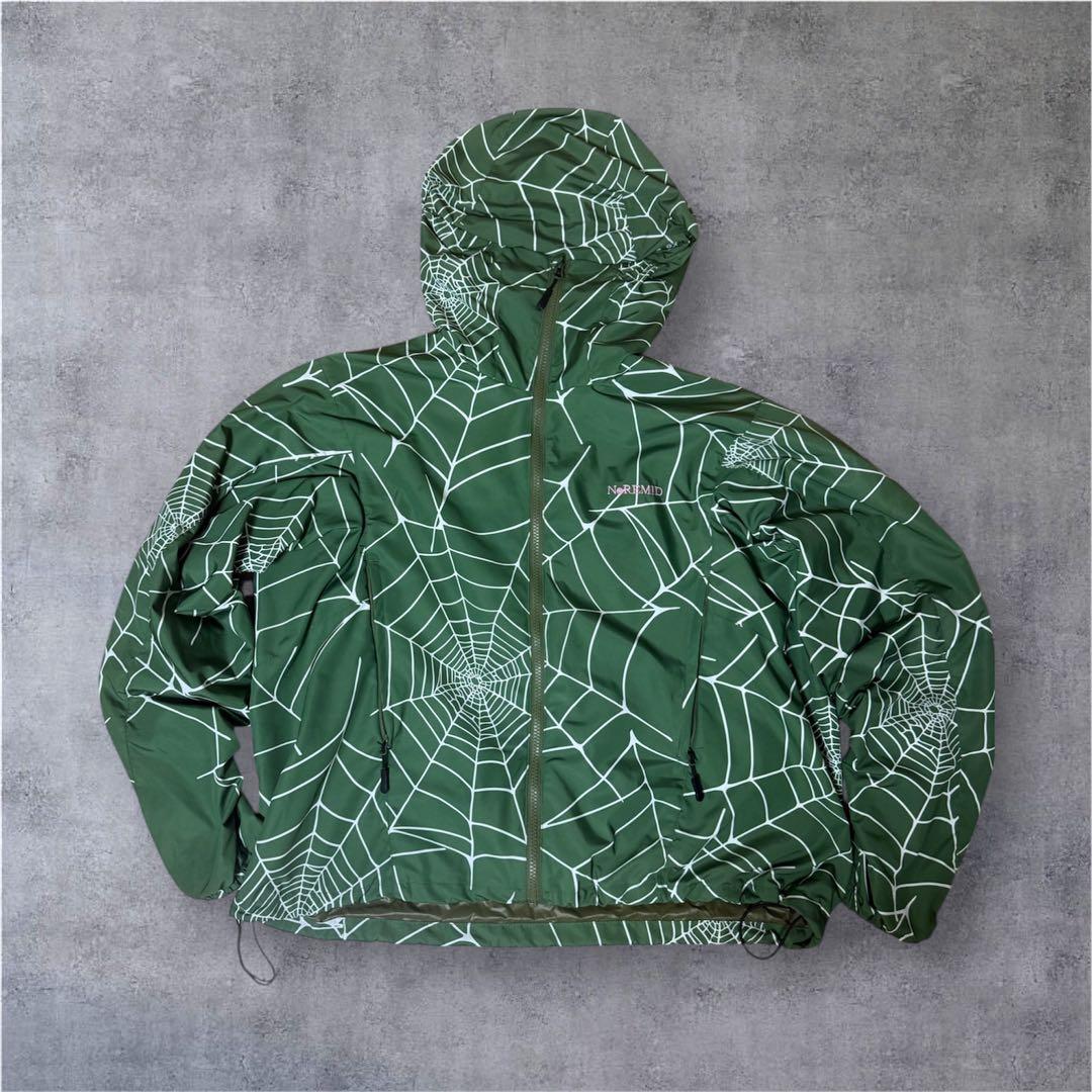 再販なし‼️NOREMID SPIDER JACKET – GREEN