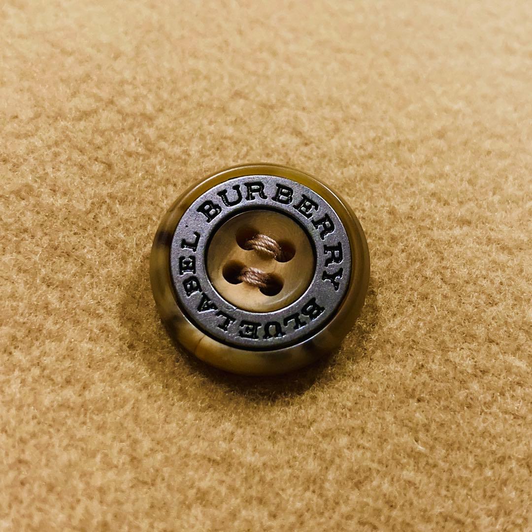 美品★バーバリー ウール ピーコート ダブルブレスト ノバチェック M