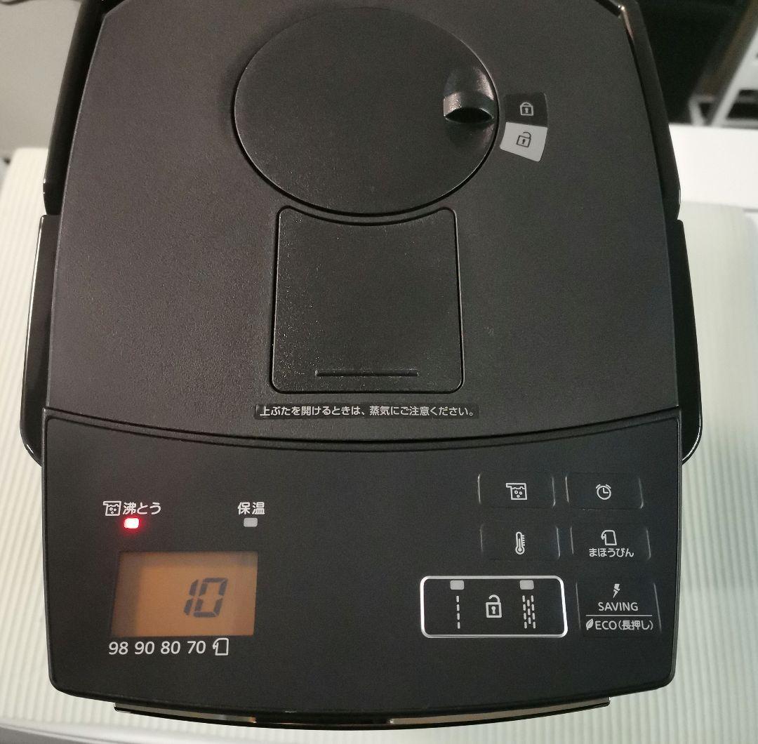 TIGER 電気ポット ブラック 2023年製