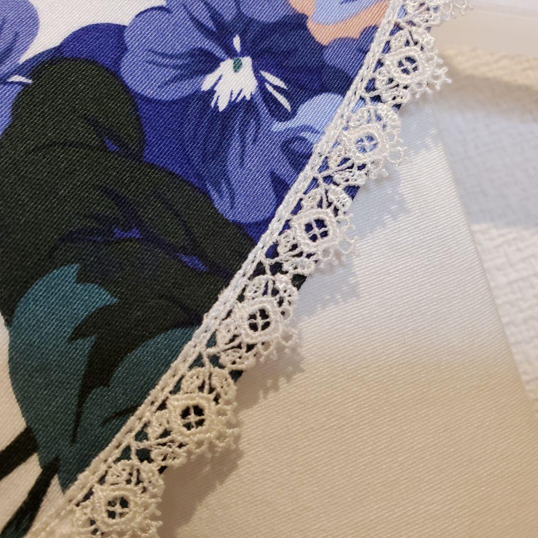 ロイスクレヨン ワンピース 紫陽花（スミレ）柄 Mサイズ