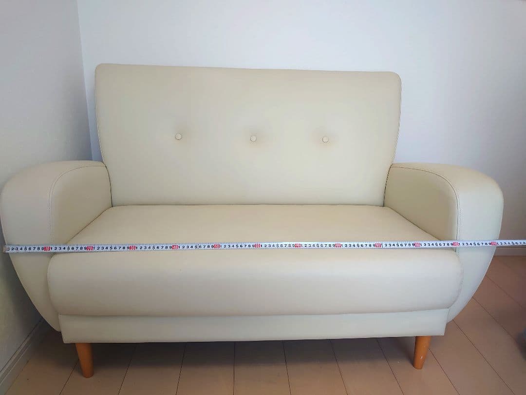 ソファー　2人掛け用　アイボリー
