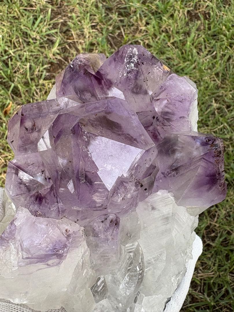 【匿名発送】レピドクロサイト内包アメジストクラスター