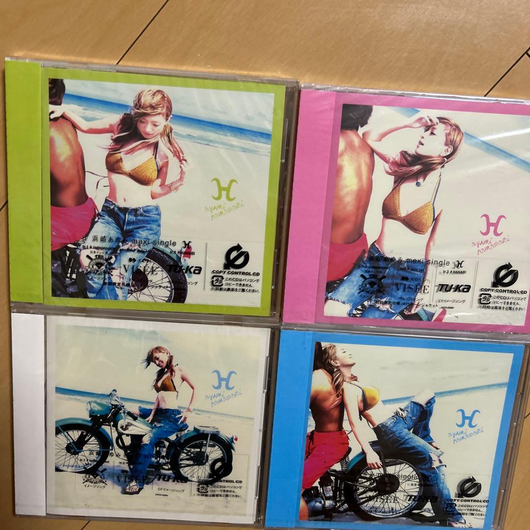 【即購入ok!!】浜崎あゆみ 2002年シングル『H』4形態新品未開封セット