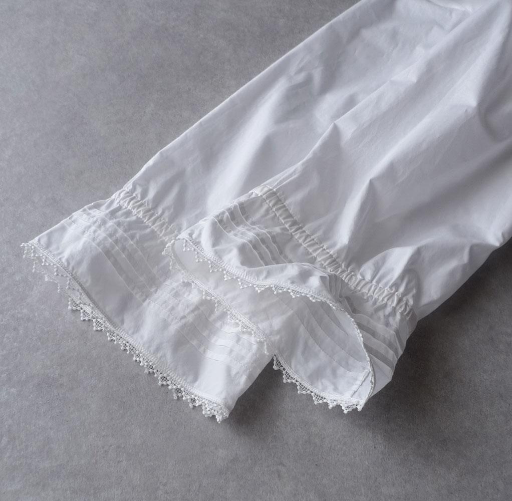 美品 トゥモローランド マカフィー 1,7万 フリルブラウス ホワイト C340