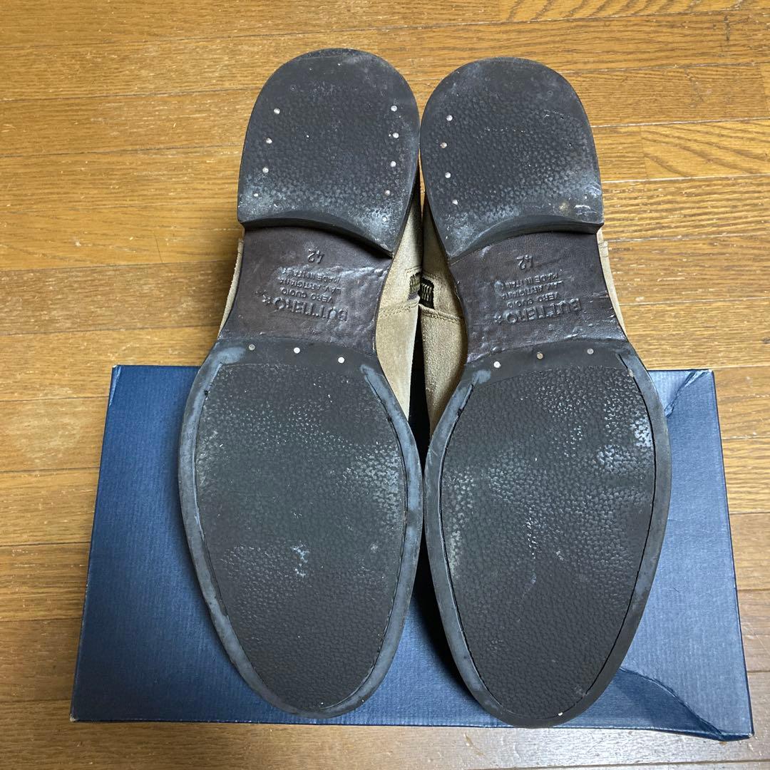 ブッテロ　スエードブーツ　サイズ　42 ジッパー