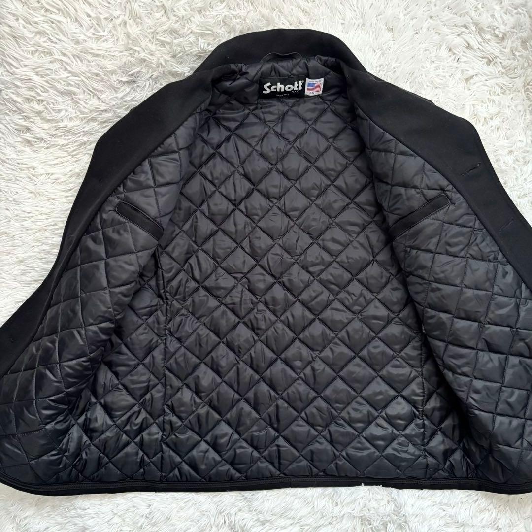 【極美品】超希少サイズ schott ピーコート　46