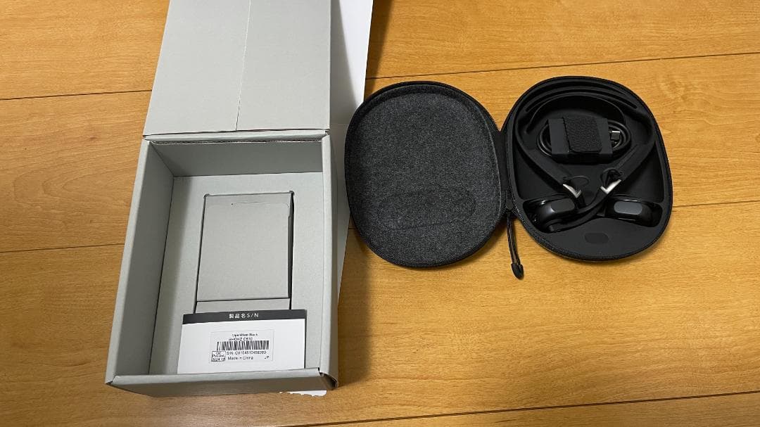 【値下げ】SHOKZ OpenMeet Black C610 骨伝導+空気伝導