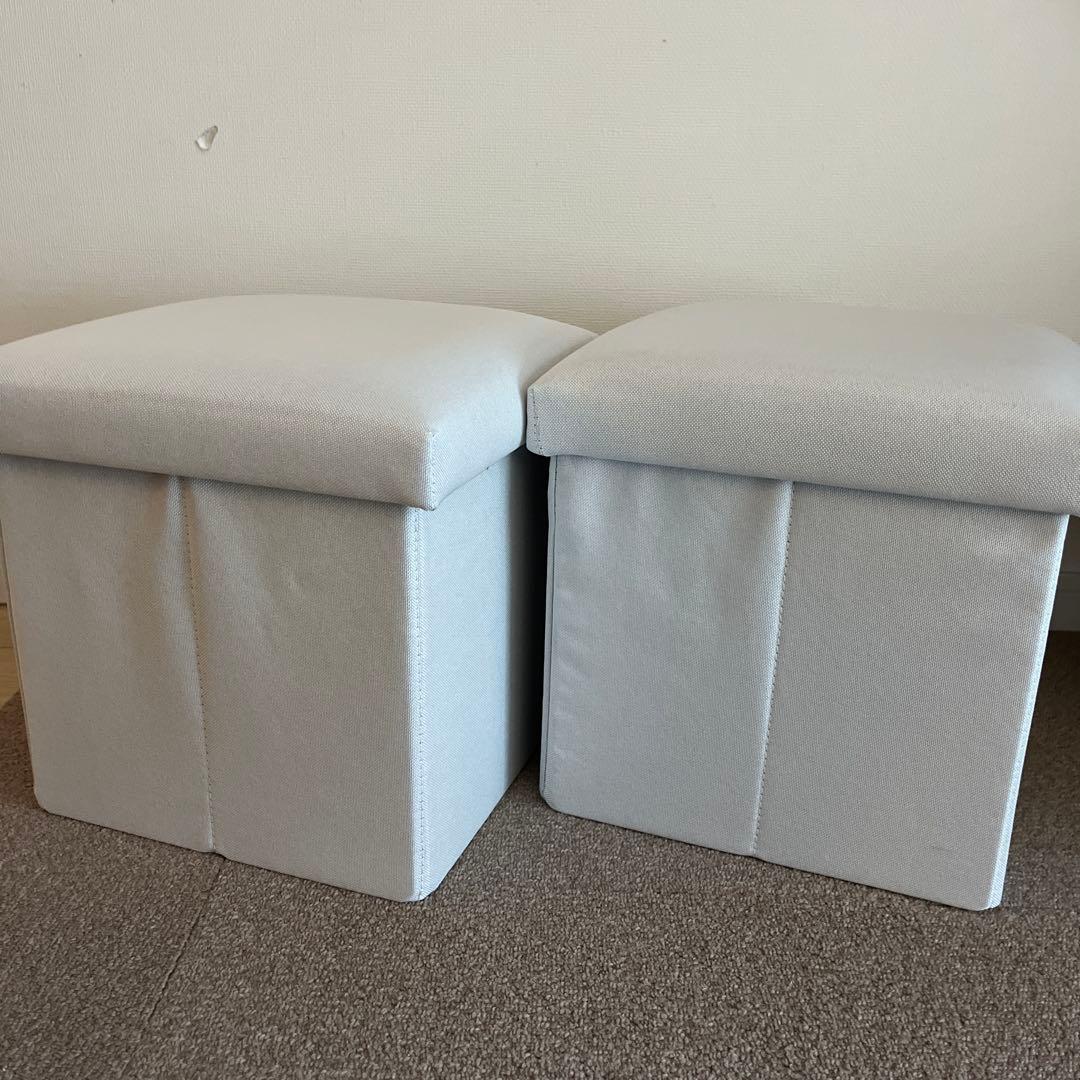 I'MOK 収納スツール アイムオーケー　ロンハーマン　おもちゃ収納　2個セット