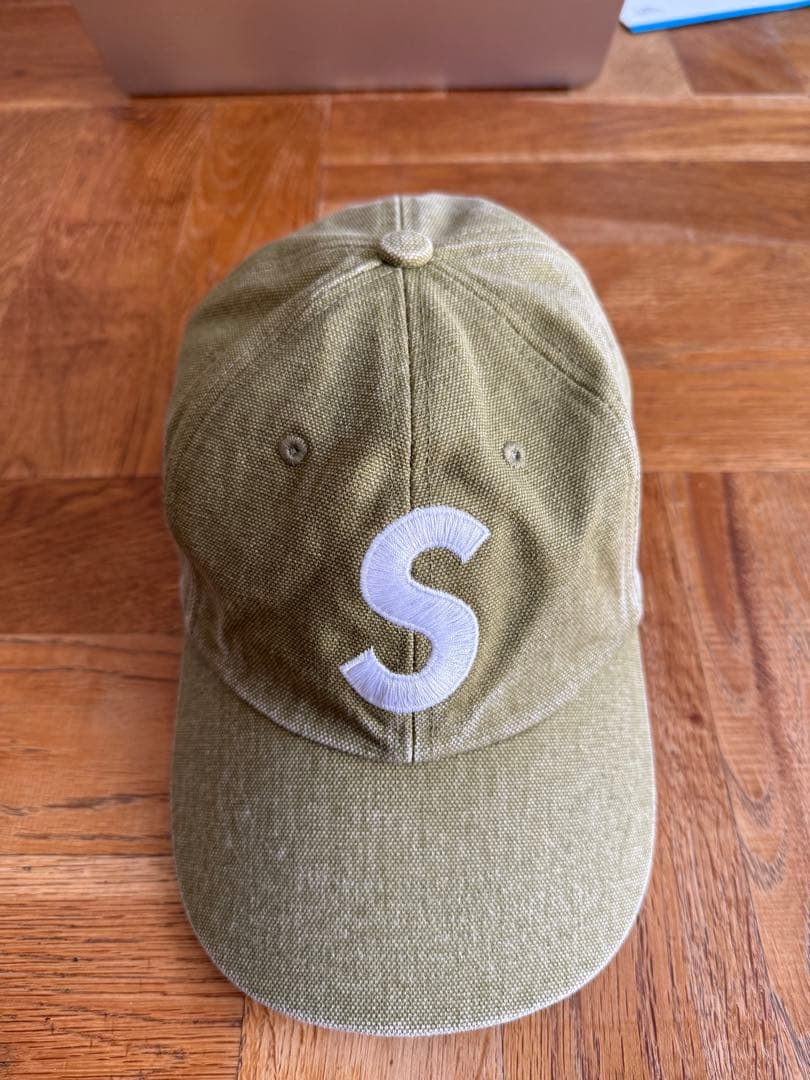 帽子 Supreme Pigment Canvas S Logo 6-Panel