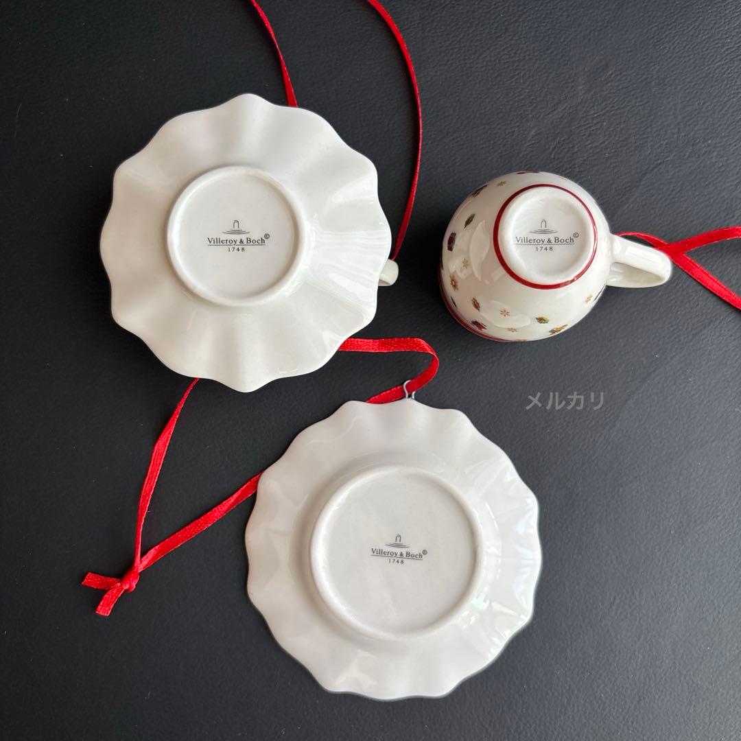 新品　ビレロイ＆ボッホ　トイズデライト　クリスマス　食器　オーナメント　白