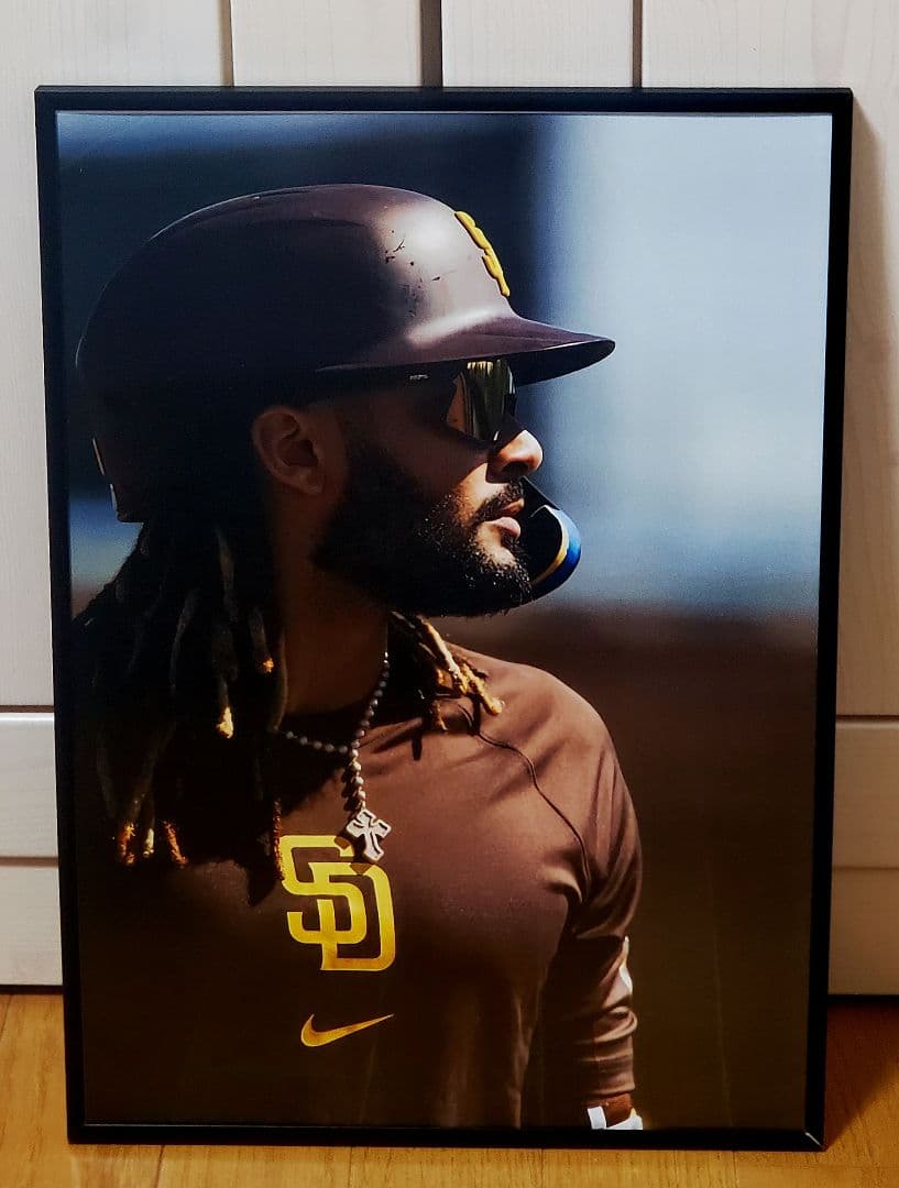 ごるご パドレス タティスJr A3ポスターフレーム付き⑤&A4セット