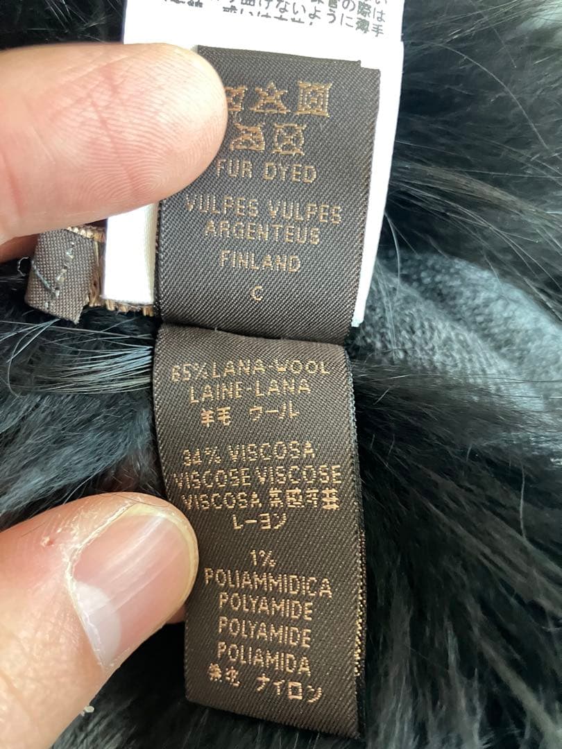 Roberto Cavalli ファー　ポンチョ　ケープ　マント　ストール