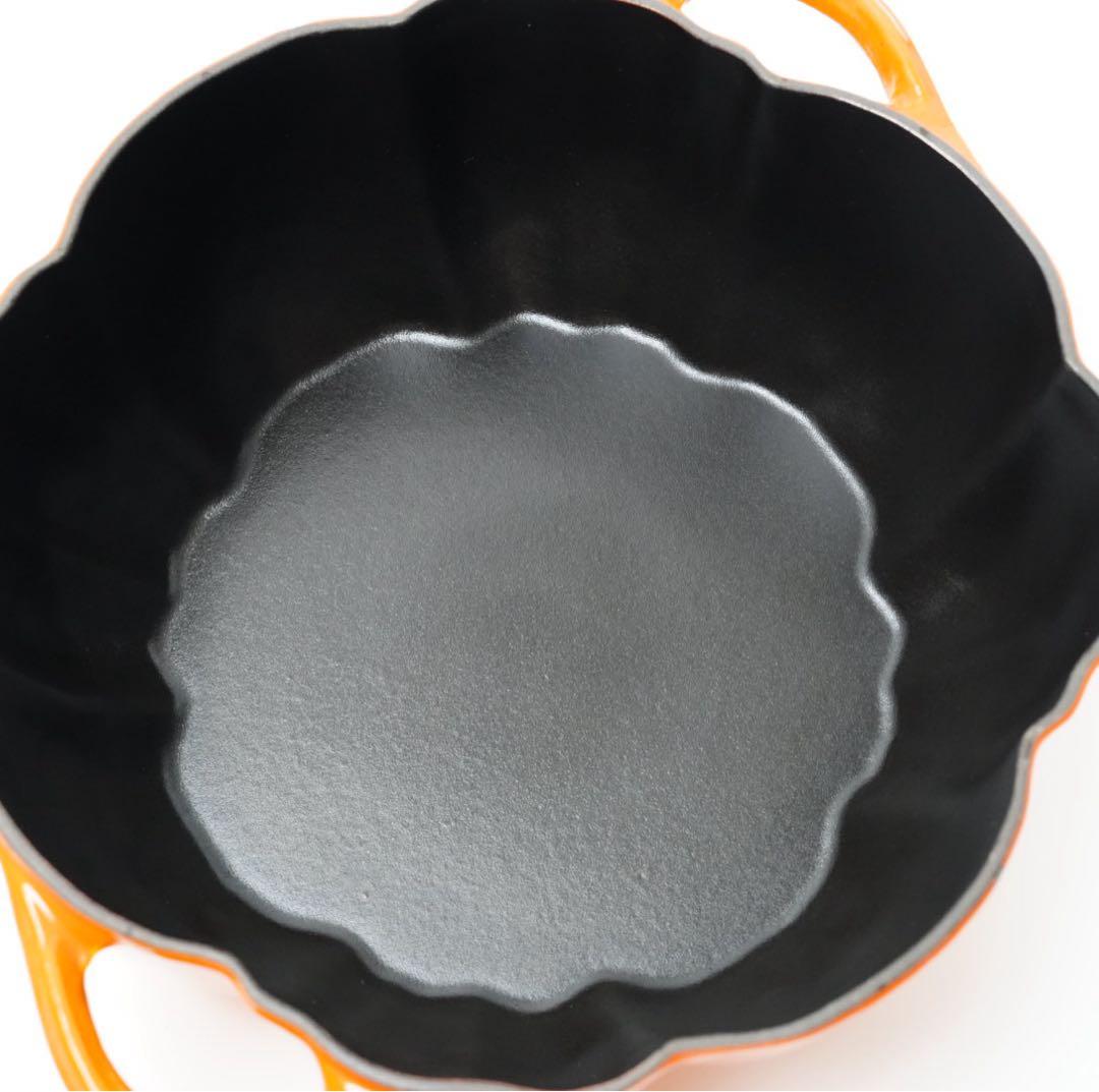 希少⭐︎ストウブ staub ココット パンプキン　オレンジ　24cm ビンテージ