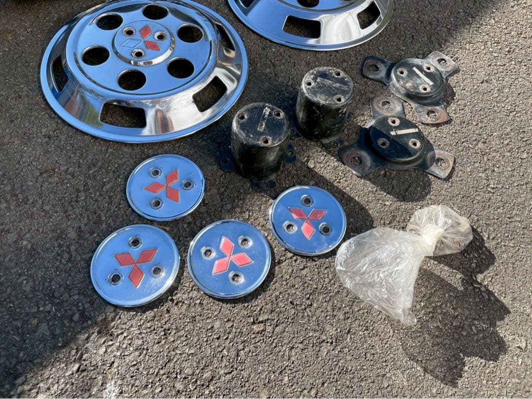 ブラケット付　メッキ　キャンター　ホイールカバー　ホイールキャップ　14インチ