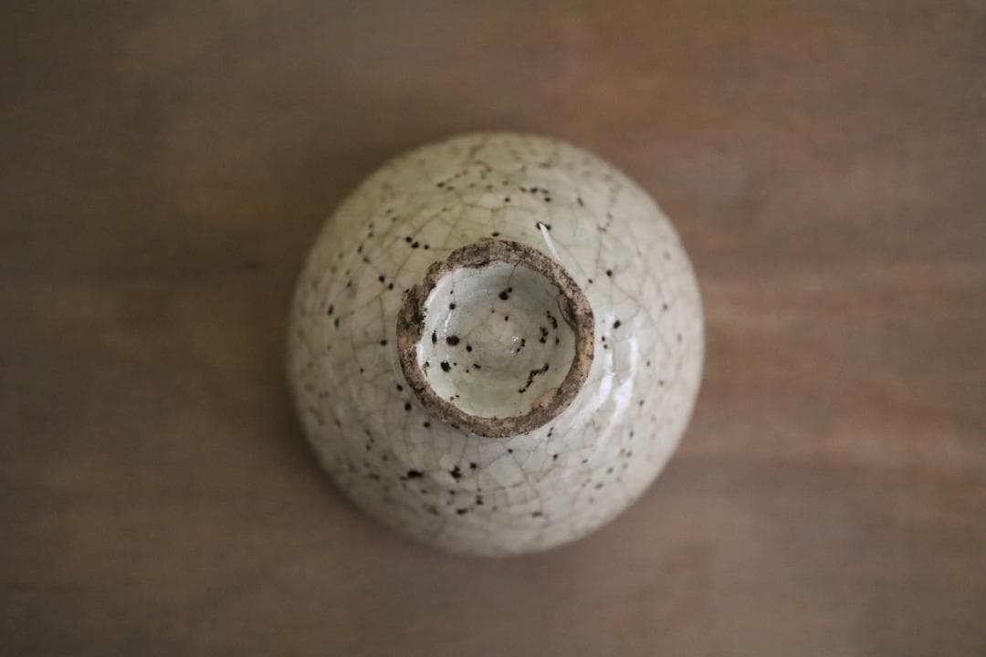 Vintage Crazing kohagi Vessel 江戸後期_器_古萩