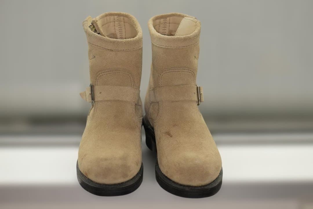 Chippewa ショートエンジニアブーツ ベージュ　チペワ　美品