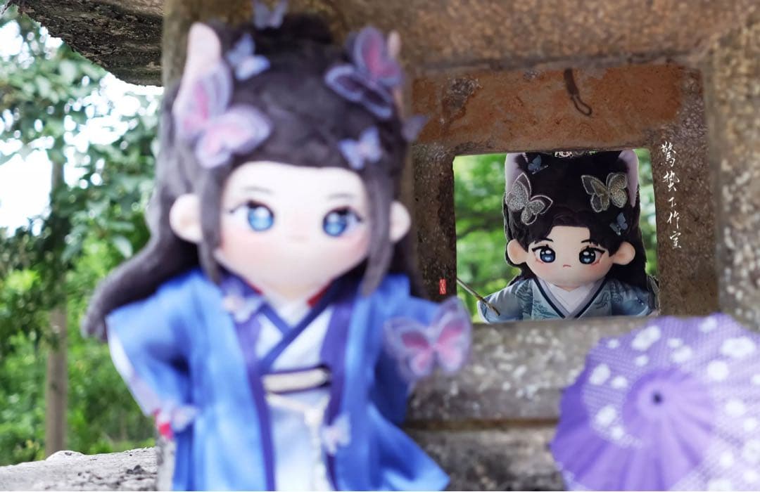 NEW！20cm 山河令 ぬいぐるみ 着せ替え衣装 温客行 龔俊 周子舒 張哲瀚