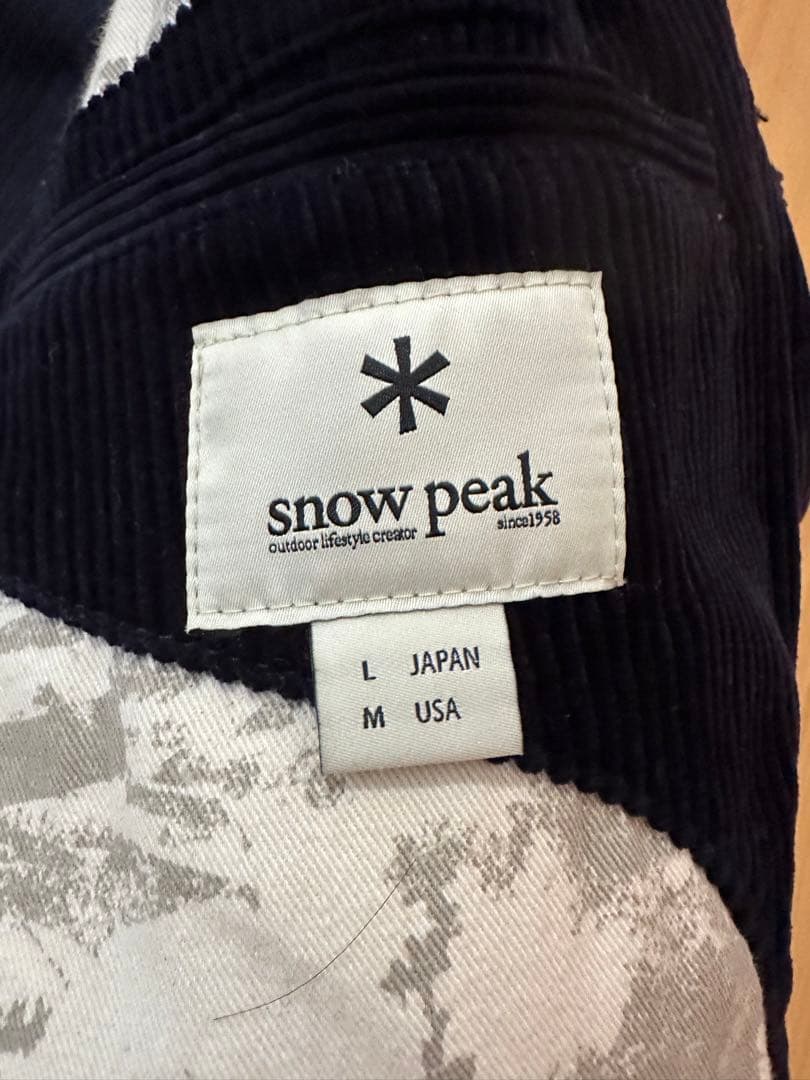 【値下げ】スノーピーク ジャケット コーデュロイ peak