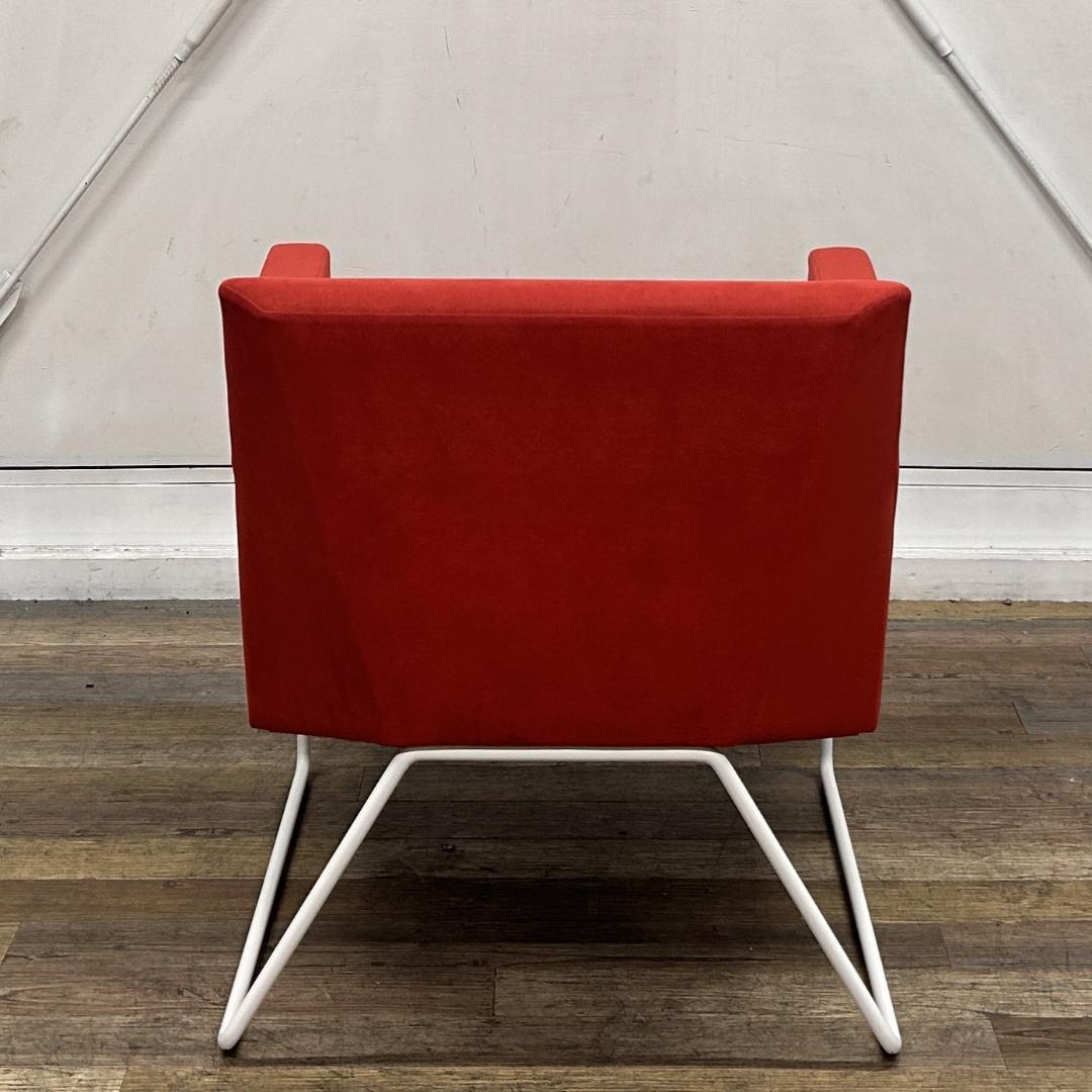 Cassina ixc. ラウンジチェア LATO レッド ホワイト