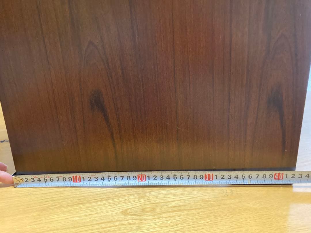 カリモク（karimoku）　木製シンプルデスク 引き出し2つ付き ブラウン