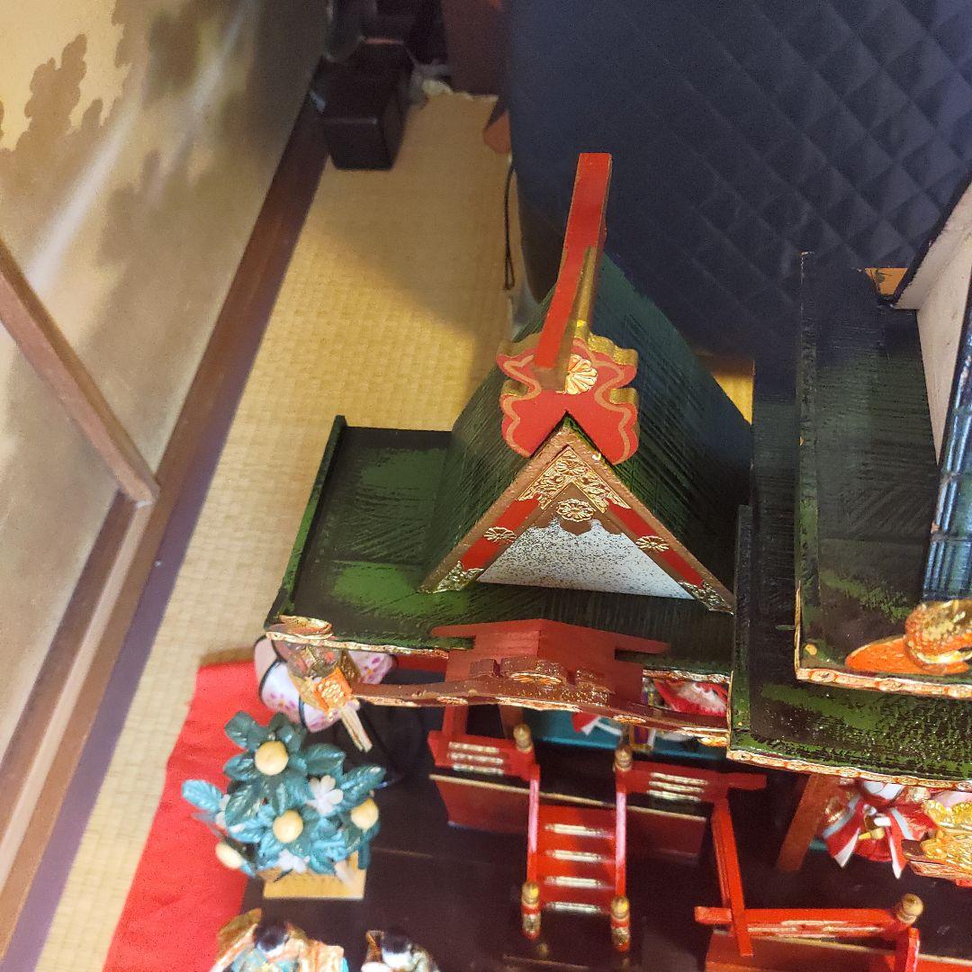 御殿飾りひな人形　雛人形セット