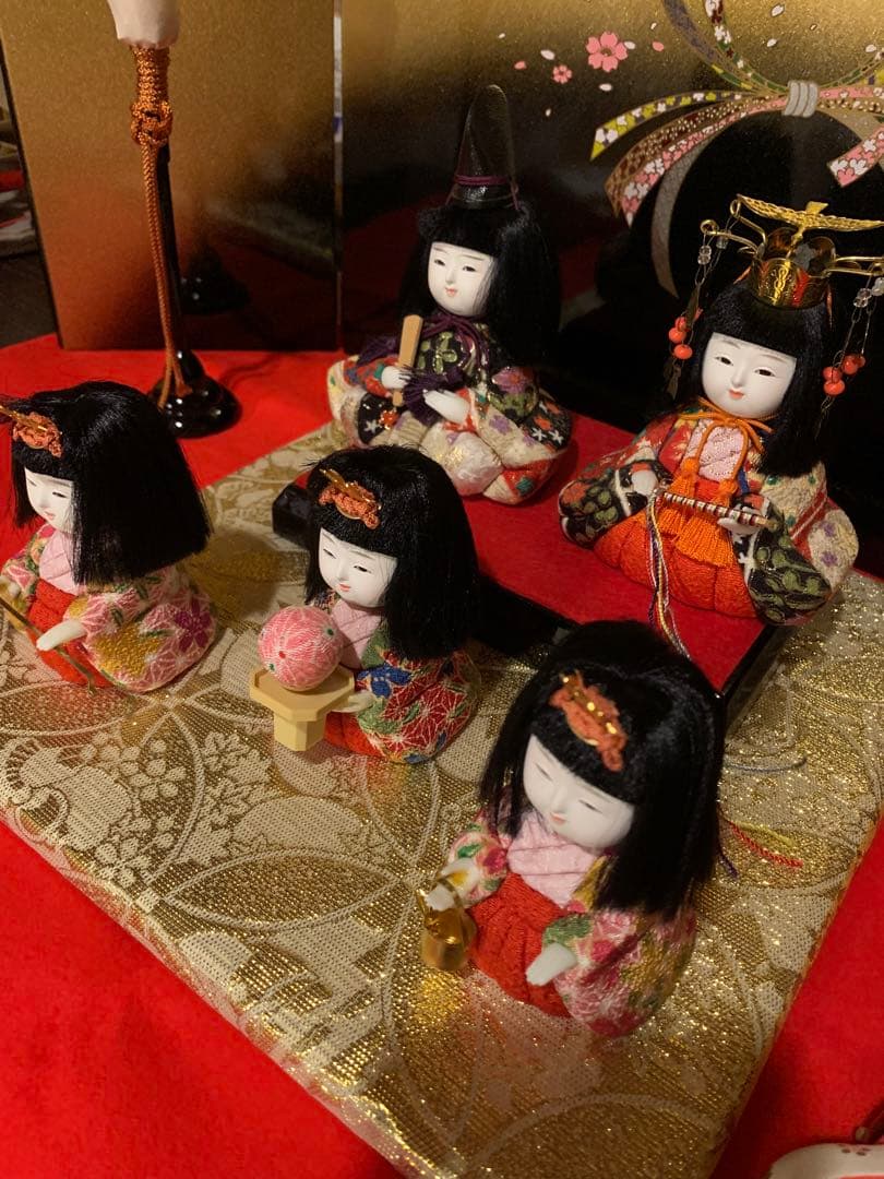 雛人形 三人官女 雛祭り 初節句 お祝い お正月 誕生日 誕生祝い 七五三