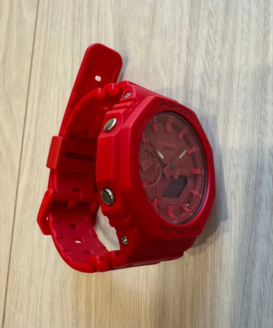 G-SHOCK GA-2100-4AJF レッド Gショック 赤 腕時計