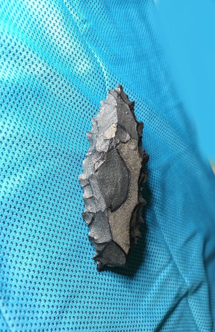 原始時代 尖頭器 360 g 石器 模写 サヌカイト