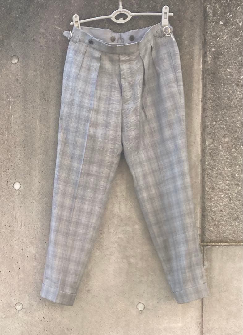 新品BEAMS カスタムテーラーパンツ　グルカ　ベルトレス