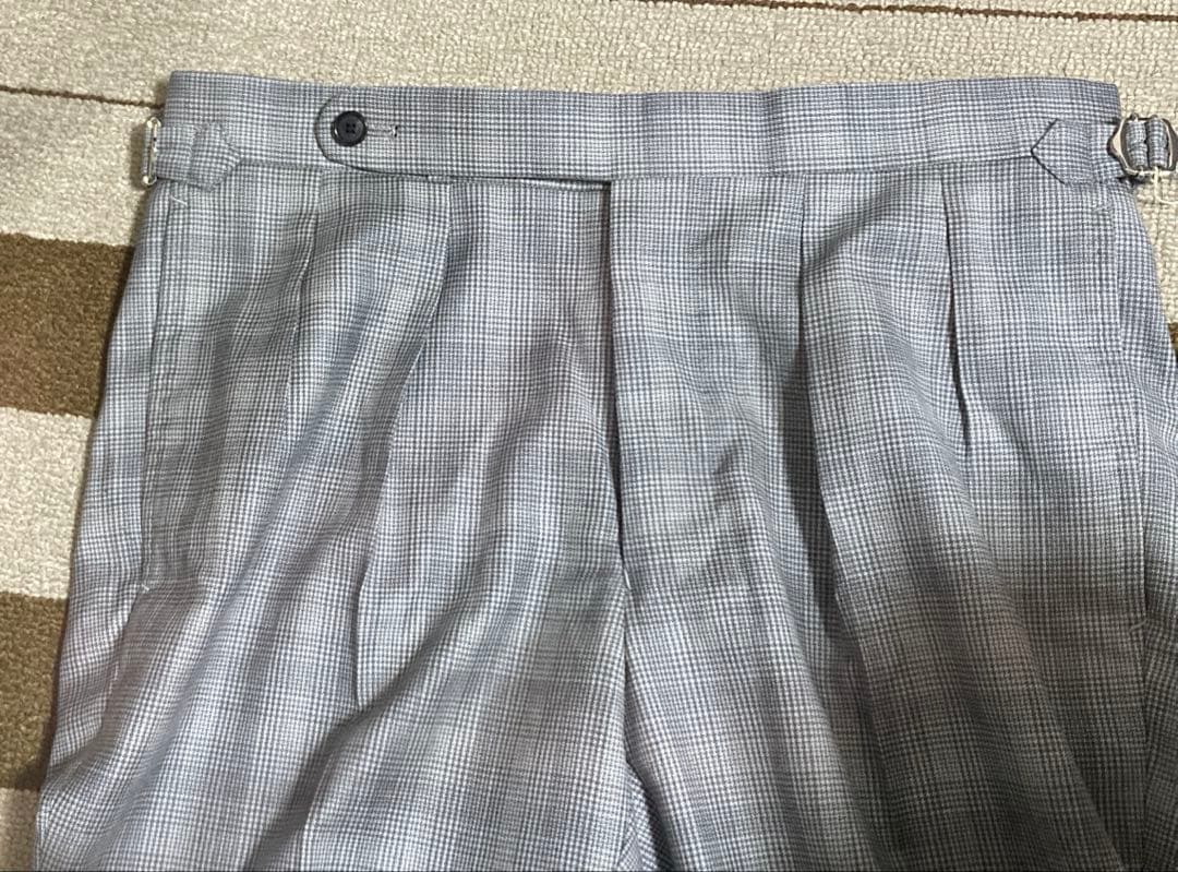 新品BEAMS カスタムテーラーパンツ　グルカ　ベルトレス