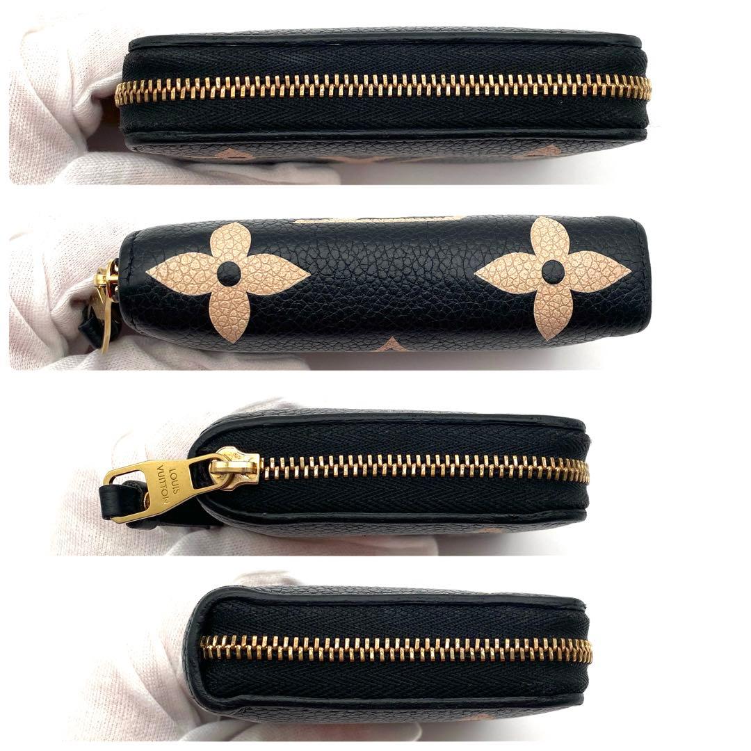 ルイヴィトン モノグラム アンプラント バイカラージッピーパース ブラック