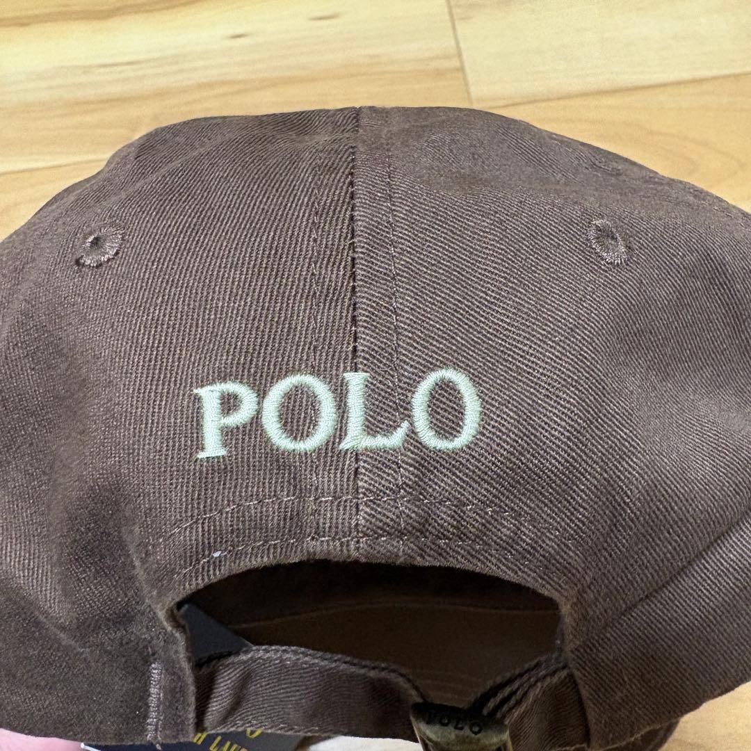 新品　POLO RALPHLAUREN キャップ　茶色　ブラウン　CAP
