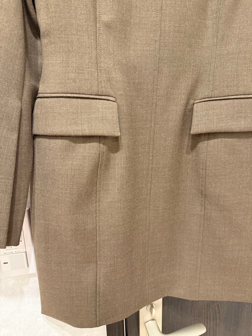 【完売品❣️】【新品・未使用】アニュアンス　ボクシーミニワンピース　ブラウン