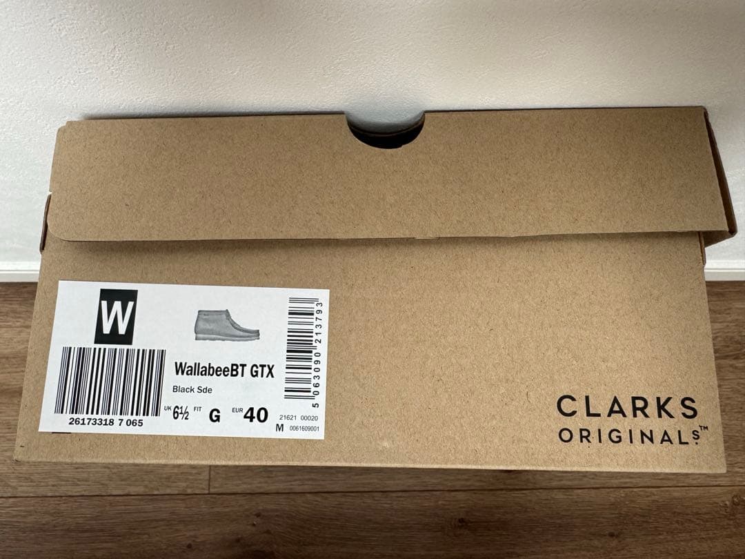 クラークス　ワラビーブーツ　ゴアテックス　UK6 1/2