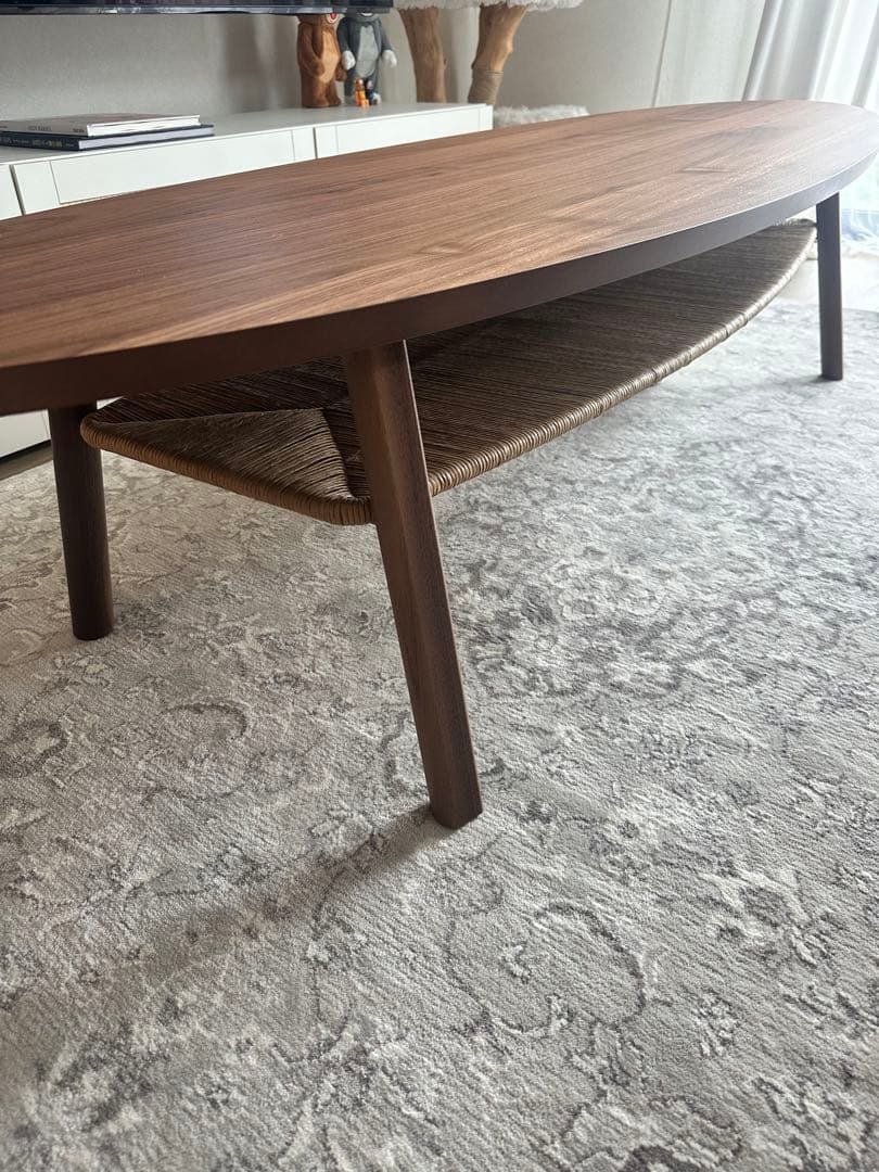 STOCKHOLM ストックホルム コーヒーテーブル, ウォールナット材突き板