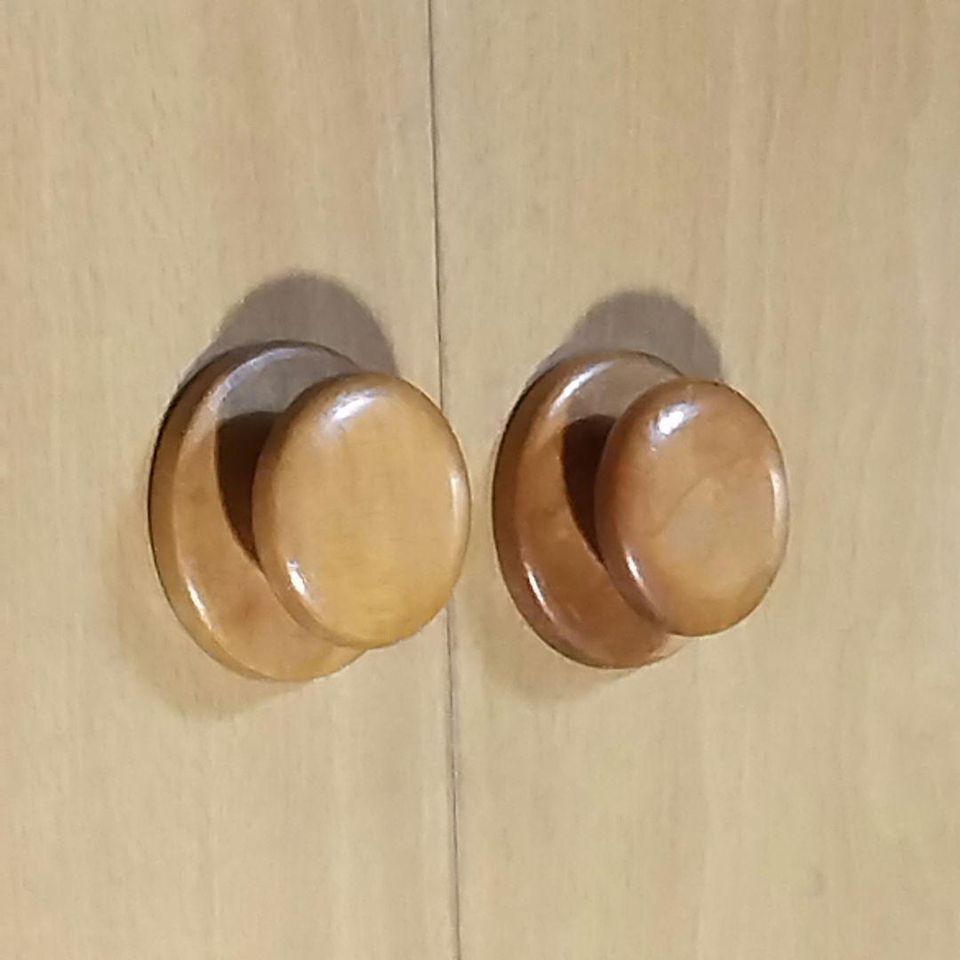 ＊両開きの扉付き棚2段&引出し8杯 たっぷり収納 整理タンス チェスト レトロ