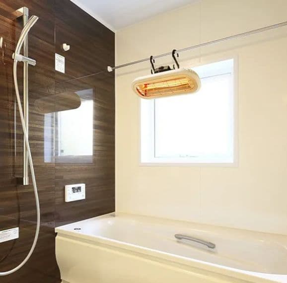 クレスターお風呂ヒーター　吊り下げ、壁付け両用モデル