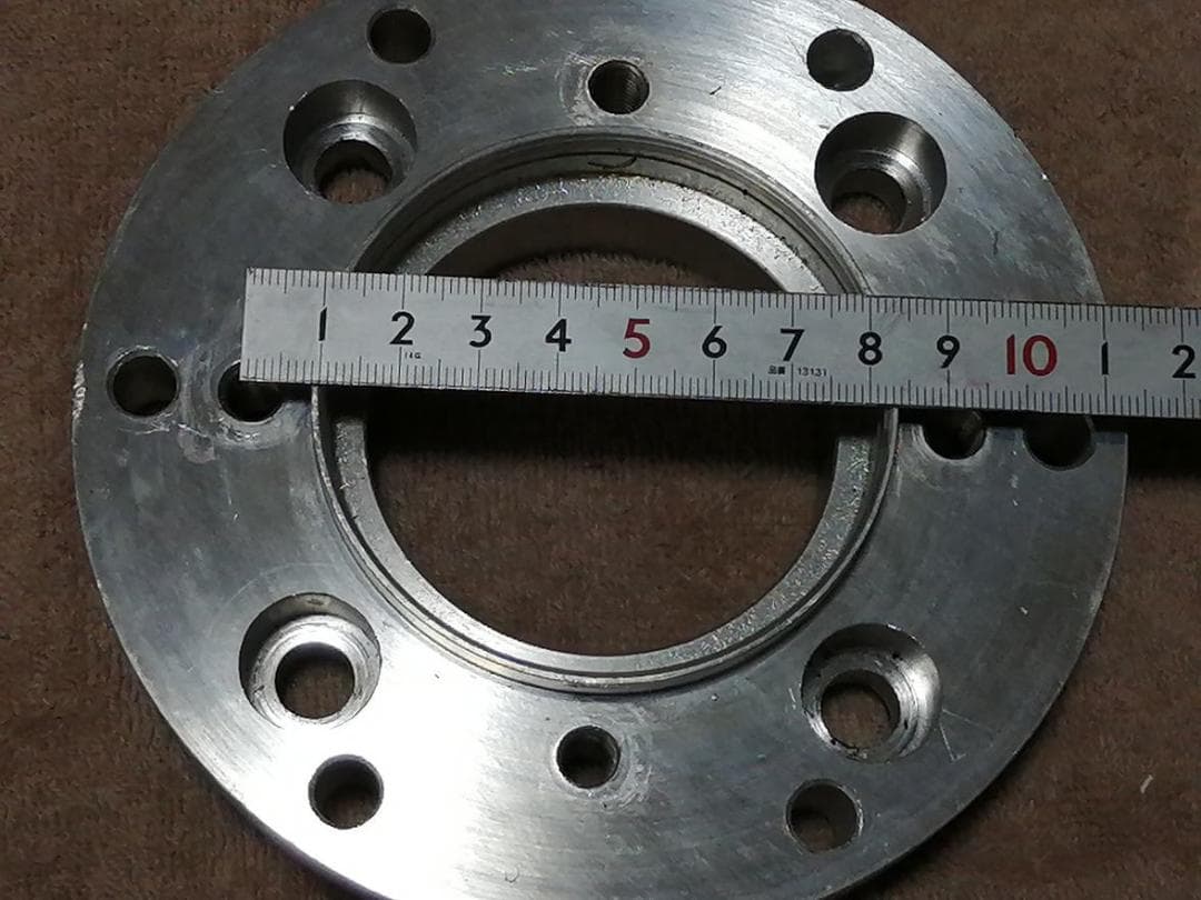 ジャイロ系 10インチ バリ山 アルミ スペーサー SSRキャップ