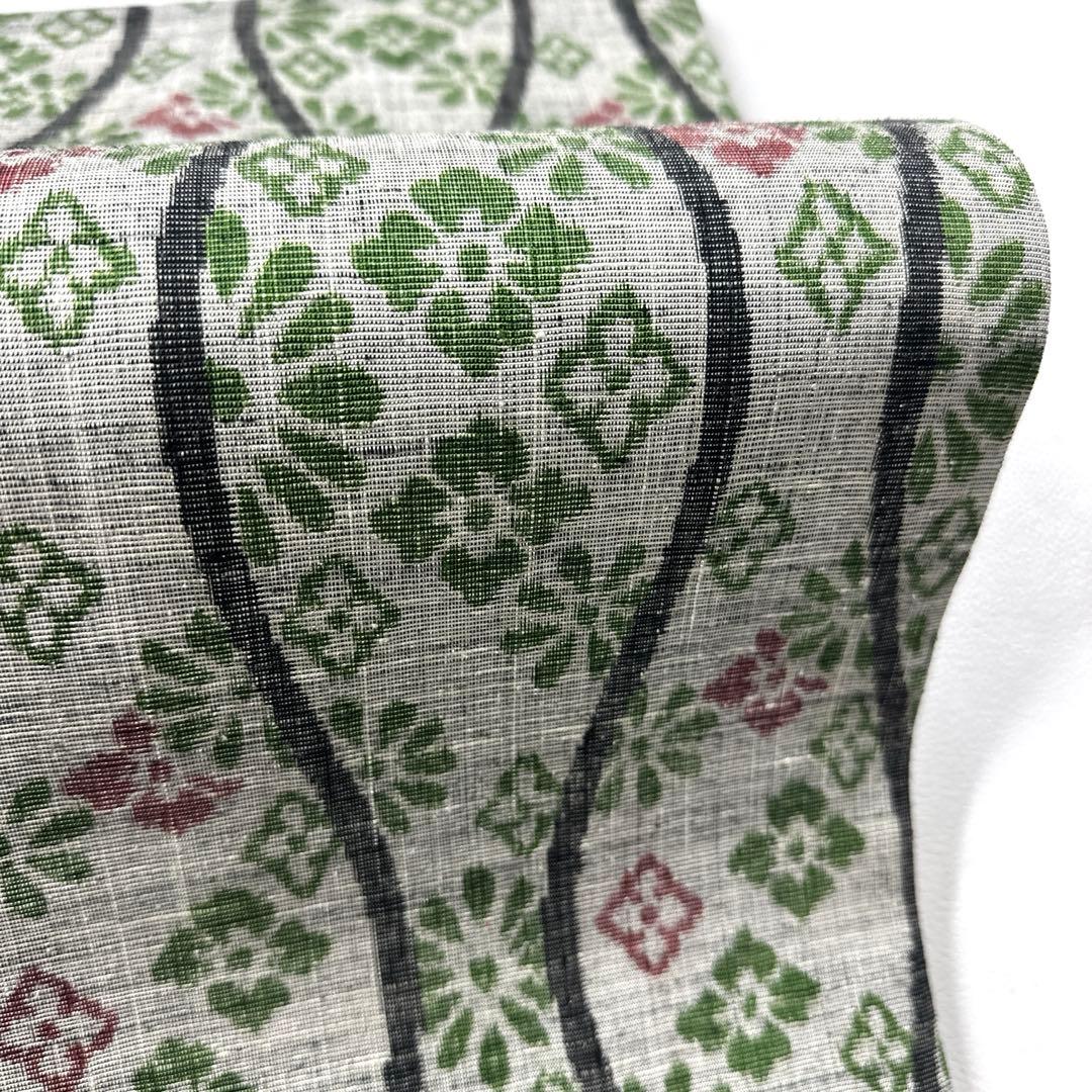 専用帯5085 ●奥順 はたおり娘 結城紬 高級 正絹 全通名古屋仕立て名古屋帯