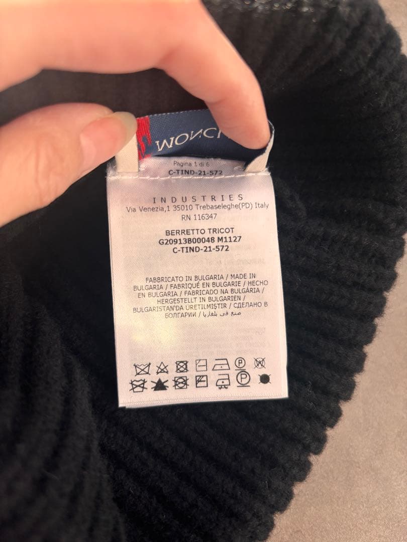 MONCLER ニットキャップ