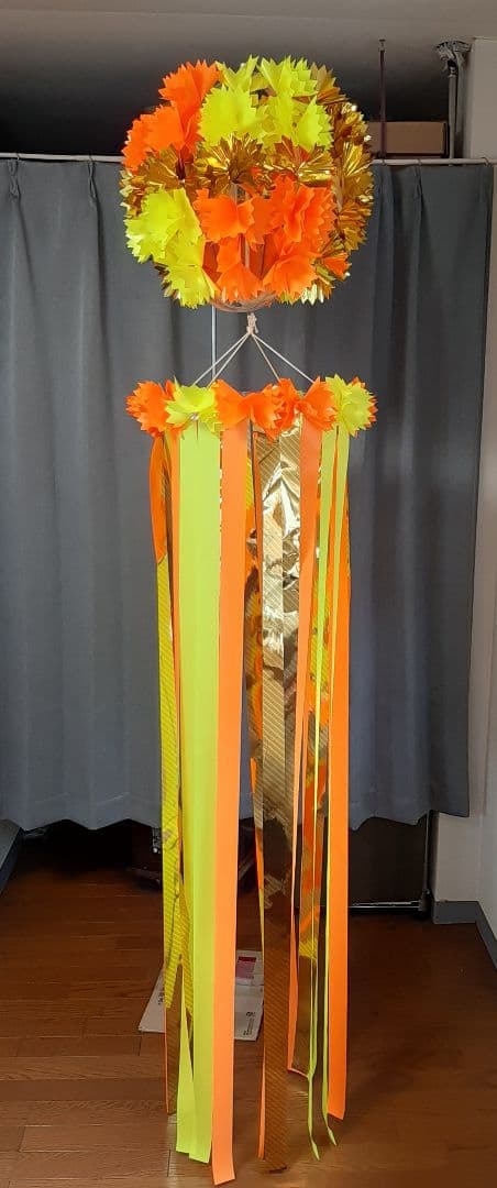 七夕　吹き流し(オレンジ)